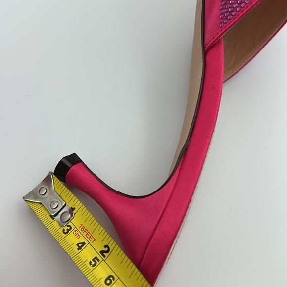 J. Crew Violeta Crystal Sandal Heels Sz8.5 - Picture 9 of 9